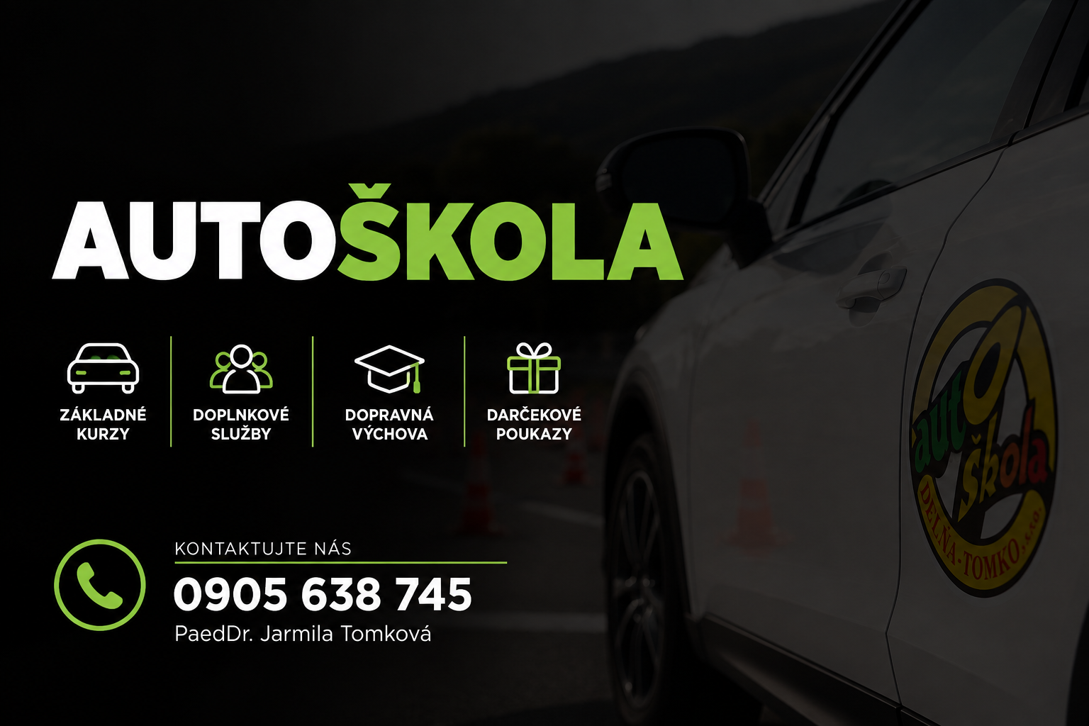 Autoškola Delňa – Tomko, vodičské kurzy v Prešove